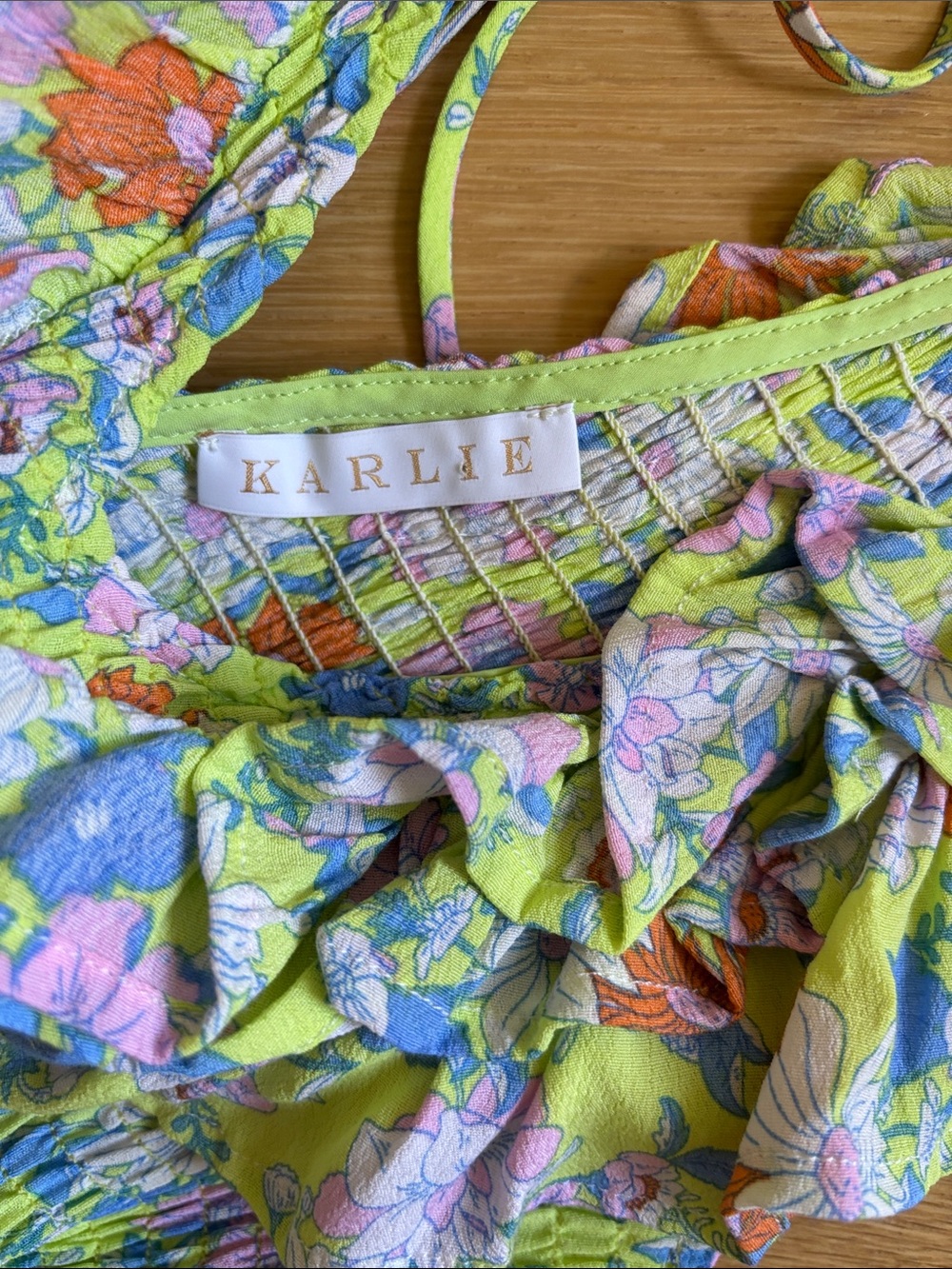 Floral Ruffled Dress - Picture 5 of 9